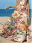 cheap Floral Dress-Women&#039;s Maxi Dress Sundress A Line Dress Slip Dress Vacation Casual Boho Beach Regular Fit Floral Graphic Vintage Sleeveless V Neck Pink Summer Spring
