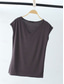 cheap Plain tee-Women&#039;s Blouse Solid Color Stylish Casual Short Sleeve V Neck Regular Tops Daily Black White Pink Red Royal Blue Summer Spring