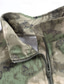cheap Vacation-Men&#039;s Tactical Polo Outdoor Shirt Outdoor Daily Banded Collar Short Sleeve Fashion Basic Camo / Camouflage Print Summer Regular Fit Green Tactical Polo