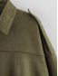 cheap Casual Jackets-Women&#039;s Casual Jacket Comfortable Breathable Pocket Buttons Casual Plain Vacation Street Casual Daily Wear Zipper Short Turndown Regular Fit Long Sleeve Outerwear Black Wine Orange Summer Spring