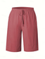 voordelige Bermuda-shorts-Dames korte broek Korte broek Zomer korte broeken Strandshorts Vakantie Modieus Casual Knielengte Hoge taille Effen Trekkoord Zak Comfort Lichtgewicht Zacht Micro-elastisch Buiten Strand Feestdagen