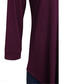 billige Enkle bluser-Dame Popover skjorte Sommerskjorte Uformell skjorte Bluse Rynket Helfarge Elegant Stilfull Grunnleggende 3/4 ermer Aftæpning V-hals Vanlige topper Daglig utendørs Ferie Blå Svart Vin Grønn Vår Høst