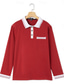 billige Klassisk poloskjorte for menn-Herre POLO T-skjorte Button Up Poloer Avslappet Sport Knaphul Langermet Mote Grunnleggende Fargeblokk Knapp Lomme Vår &amp; Vinter Normal Marineblå Vin Mørkegrå Lysegrå POLO T-skjorte
