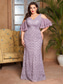 cheap Semi-formal / Cocktail-Mermaid / Trumpet Evening Gown Elegant Dress Formal Wedding Floor Length Short Sleeve V Neck Lace with Embroidery