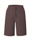 voordelige Bermuda-shorts-Dames korte broek Korte broek Zomer korte broeken Strandshorts Vakantie Modieus Casual Knielengte Hoge taille Effen Trekkoord Zak Comfort Lichtgewicht Zacht Micro-elastisch Buiten Strand Feestdagen