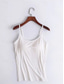 cheap Plain Tank Top-Women&#039;s Camisole Tank Top Solid Color Daily Casual Sleeveless Strap Regular Tops Daily Black White Pink Purple Fuchsia Summer