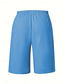 voordelige Bermuda-shorts-Dames korte broek Korte broek Zomer korte broeken Strandshorts Vakantie Modieus Casual Knielengte Hoge taille Effen Trekkoord Zak Comfort Lichtgewicht Zacht Micro-elastisch Buiten Strand Feestdagen