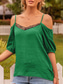 cheap Plain Tops-Women&#039;s Camisole Tank Top Solid Color Daily Casual Half Sleeve Strap Regular Tops Daily Lace Patchwork Black Red Brown Green Summer