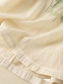 cheap Shirts-Women&#039;s Cotton Linen Shirts Solid Color Elegant Stylish Basic Short Sleeve Crew Neck Regular Tops Daily Embroidered Pink Purple Apricot Summer Spring