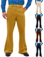 preiswerte Fackel-Herren Hose Anzughose Cordhose Schlaghosen Chinos Tasche Knöpfe Einfach Komfort Täglich Geschäft Arbeit Mode Klassicher Stil Weiß Armeegrün Mikroelastisch