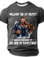 cheap Men&#039;s Funny T shirts-Oktoberfest Men&#039;s German T Shirt Short Sleeve T shirt 3D Print Crew Neck Shirt Exaggerated Designer Party Street Casual Black Blue Green Summer Spring All Seasons Clothing Apparel S M L XL XXL XXXL