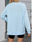 cheap Plain Tops-Women&#039;s Blouse Solid Color Stylish Casual Long Sleeve Crew Neck Regular Tops Daily Pink Blue Khaki Gray Summer Spring