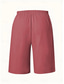 voordelige Bermuda-shorts-Dames korte broek Korte broek Zomer korte broeken Strandshorts Vakantie Modieus Casual Knielengte Hoge taille Effen Trekkoord Zak Comfort Lichtgewicht Zacht Micro-elastisch Buiten Strand Feestdagen