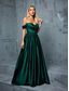 cheap Semi-formal / Cocktail-A-Line Quinceanera Dresses Elegant Dress Formal Wedding Floor Length Sleeveless Strapless Satin Backless with Pleats