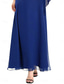 cheap Floor Length-A-Line Mother of the Bride Dress Elegant Simple Square Neck Ankle Length Chiffon Short Sleeve with Solid Color