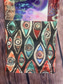 cheap Wide Leg &amp; High Waisted-Women&#039;s Wide Leg Chinos Vacation Vintage Ethnic Style Long High Waist Graphic Plaid Checkered Pocket Elastic Waistband Comfy Soft Comfortable Micro-elastic Outdoor Street Blue Orange Summer Spring