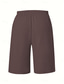 voordelige Bermuda-shorts-Dames korte broek Korte broek Zomer korte broeken Strandshorts Vakantie Modieus Casual Knielengte Hoge taille Effen Trekkoord Zak Comfort Lichtgewicht Zacht Micro-elastisch Buiten Strand Feestdagen