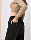 cheap Wide Leg &amp; High Waisted-Women&#039;s Wide Leg Chinos Fashion Casual Full Length High Waist Plain Pocket Comfy Soft Comfortable Micro-elastic Outdoor Street Black Blue Green Coffee Spring Fall Winter Loose Fit