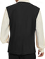 voordelige Gilets-Voor heren Vest Buiten Dagelijks Vintage Lente Herfst Veters Polyester Comfortabel Effen V-hals Normale pasvorm Donker Bruin Zwart Rood Licht Bruin Hesje