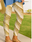 cheap Art&amp;Design Print-Women&#039;s Leggings Vacation Vintage Ethnic Style Full Length High Waist Graphic Abstract 3D Print Quick Dry Breathability Soft Stretchy Outdoor Home Causal Black Yellow Pink Blue Fall Slim Fit