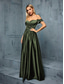 cheap Semi-formal / Cocktail-A-Line Quinceanera Dresses Elegant Dress Formal Wedding Floor Length Sleeveless Strapless Satin Backless with Pleats