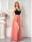 cheap PINK-A-Line Quinceanera Dresses Elegant Dress Formal Wedding Floor Length Sleeveless Spaghetti Strap Tulle Backless with Pleats 2025