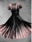 preiswerte Blumenkleider-Damen Midikleid Sommerkleid Figurbetontes Kleid Urlaub Lässig Täglich Ferien Ausgehen Normale Passform Blumen Grafik Halbarm V Ausschnitt Weiß Rosa Blau Sommer