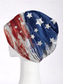ieftine Accesorii-United States 250th Anniversary Women's American Flag Printed Toque Hat Neck Gaiter Dual Use - Patriotic style soft polyester one size fits most outdoor activities and Fourth of July celebrations