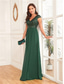 cheap BLACK-A-Line Quinceanera Dresses Elegant Dress Formal Wedding Floor Length Sleeveless V Neck Chiffon V Back with Pleats 2025