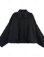cheap Casual Jackets-Women&#039;s Casual Jacket Comfortable Breathable Pocket Buttons Casual Plain Vacation Street Casual Daily Wear Zipper Short Turndown Regular Fit Long Sleeve Outerwear Black Wine Orange Summer Spring