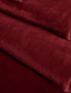 cheap Blazer&amp;Jacket-Men&#039;s Velvet Blazer Jacket Tuxedo Christmas Vintage Solid Colored Blazer Red Green Standard Fit