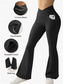 baratos Leggings lisas-Mulheres Leggings Roupa Esportiva Comprimento total Cintura Alta Tecido Cintura elástica Confortável Macio Com Stretch Ioga Preto Branco Café Cinzento Verão Primavera Fino