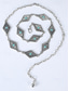 abordables Ceinture pour femme-Ceinture chaîne concho turquoise pour femme – Bijou de taille ajustable style bohème vintage pour robes, festivals et fêtes
