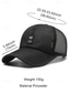 abordables Chapeaux pour hommes-Casquette de baseball en maille respirante pour homme avec visière incurvée – chapeau d'été léger et réglable pour les sports de plein air, la randonnée et les vêtements décontractés