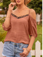 cheap Plain Tops-Women&#039;s Camisole Tank Top Solid Color Daily Casual Half Sleeve Strap Regular Tops Daily Lace Patchwork Black Red Brown Green Summer