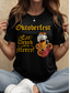 cheap Humor&amp;Quotes tee-Oktoberfest Women&#039;s T Shirt Graphic Letter Vintage Stylish Classic Short Sleeve Crew Neck Round Neck Regular Tops Daily Weekend Print Black White Yellow Red Blue Summer Spring