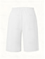 voordelige Bermuda-shorts-Dames korte broek Korte broek Zomer korte broeken Strandshorts Vakantie Modieus Casual Knielengte Hoge taille Effen Trekkoord Zak Comfort Lichtgewicht Zacht Micro-elastisch Buiten Strand Feestdagen