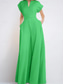 cheap Casual Jumpsuits-Women&#039;s Normal Jumpsuit Elegant Solid Color Short Sleeve V Neck Pocket High Waist Vacation Daily Regular Fit Black Blue Green Summer
