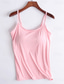 cheap Plain Tank Top-Women&#039;s Camisole Tank Top Solid Color Daily Casual Sleeveless Strap Regular Tops Daily Black White Pink Purple Fuchsia Summer