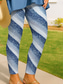 cheap Art&amp;Design Print-Women&#039;s Leggings Vacation Vintage Ethnic Style Full Length High Waist Graphic Abstract 3D Print Quick Dry Breathability Soft Stretchy Outdoor Home Causal Black Yellow Pink Blue Fall Slim Fit