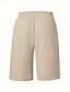 voordelige Bermuda-shorts-Dames korte broek Korte broek Zomer korte broeken Strandshorts Vakantie Modieus Casual Knielengte Hoge taille Effen Trekkoord Zak Comfort Lichtgewicht Zacht Micro-elastisch Buiten Strand Feestdagen