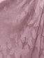 cheap Floor Length-A-Line Mother of the Bride Dress Elegant Simple Minimalist V Neck Wedding Guest Dress Floor Length Floral Chiffon Lace Long Sleeve with Ruched Cascading Ruffles