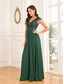 cheap BLACK-A-Line Quinceanera Dresses Elegant Dress Formal Wedding Floor Length Sleeveless V Neck Chiffon V Back with Pleats 2025