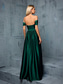 cheap Semi-formal / Cocktail-A-Line Quinceanera Dresses Elegant Dress Formal Wedding Floor Length Sleeveless Strapless Satin Backless with Pleats