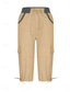 cheap Pants-Women&#039;s Cargo Pants Vacation Fashion Streetwear Calf-Length High Waist Plain Pocket Comfy Soft Comfortable Micro-elastic Outdoor Street Yellow-Brown Black White Orange Summer Regular Fit