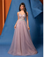 cheap PINK-A-Line Quinceanera Dresses Elegant Dress Formal Wedding Floor Length Sleeveless Spaghetti Strap Tulle Backless with Pleats 2025