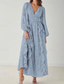 cheap Floor Length-A-Line Mother of the Bride Dress Elegant Simple Minimalist V Neck Wedding Guest Dress Floor Length Floral Chiffon Lace Long Sleeve with Ruched Cascading Ruffles