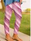 cheap Art&amp;Design Print-Women&#039;s Leggings Vacation Vintage Ethnic Style Full Length High Waist Graphic Abstract 3D Print Quick Dry Breathability Soft Stretchy Outdoor Home Causal Black Yellow Pink Blue Fall Slim Fit