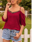 cheap Plain Tops-Women&#039;s Camisole Tank Top Solid Color Daily Casual Half Sleeve Strap Regular Tops Daily Lace Patchwork Black Red Brown Green Summer