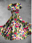 ieftine rochie florală-Pentru femei Rochii Midi Rochie de schimb Rochie de vară Vacanță Casual Zilnic Fit regulat Floral Grafic Manșon scurt În V Roz Îmbujorat Roșu-aprins Albastru piscină Mov Vară Primăvară